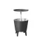 Articole de petrecere din plastic Cool Bar gri-alb