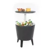 Articole de petrecere din plastic Cool Bar gri-alb