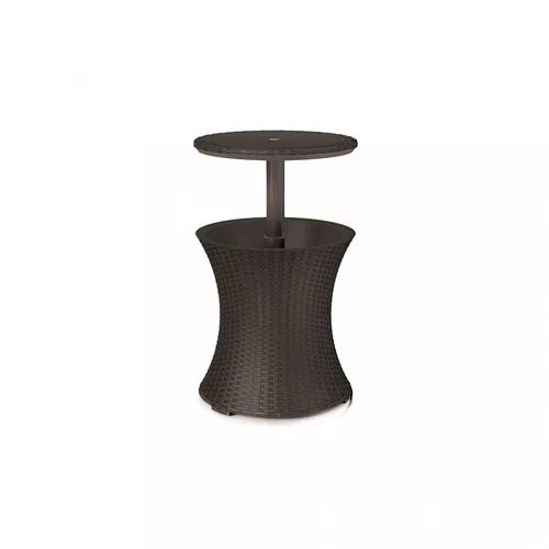 Masa de gradina Cool Bar Rattan, maro whisky