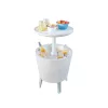 Accesoriu de petrecere iluminat din plastic cool bar alb