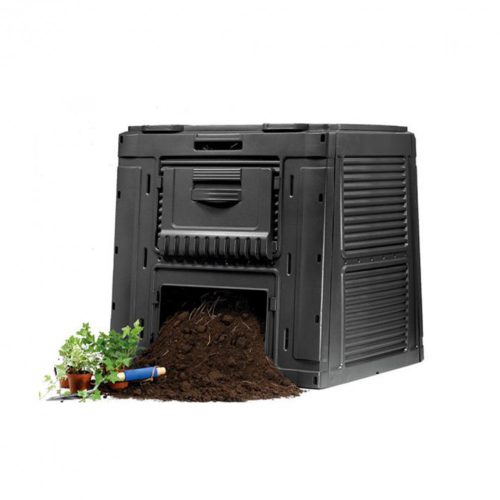 Composter electronic 470L, cu piedestal, negru