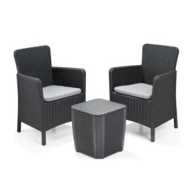Set mobilier de gradina Trenton Balcon, grafit