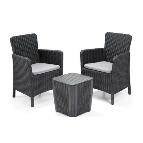 Set mobilier de gradina Trenton Balcon, grafit