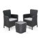 Set mobilier de gradina Trenton Balcon, grafit