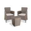 Set de mobilier de gradina Trenton Balcon cappuccino