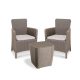 Set de mobilier de gradina Trenton Balcon cappuccino