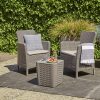 Set de mobilier de gradina Trenton Balcon cappuccino
