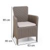Set de mobilier de gradina Trenton Balcon cappuccino
