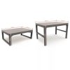 Set de mobilier de gradina Liowa 4-1 in culoarea cappuccino