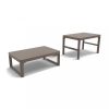 Set de mobilier de gradina Corfu Lyon II 4-1 in culoarea cappuccino