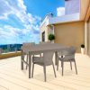 Set mobilier de gradina Evyon 4-1 cappuccino