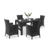 Set de mobilier de gradina Liowa 4-1 in culoarea grafit