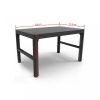Set de mobilier de gradina Liowa 4-1 in culoarea grafit