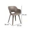 Scaun de gradina Akola duo cappuccino