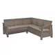 Set de colt de gradina Corfu relax din ratan artificial cappuccino