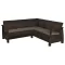 Set de colt de gradina Corfu relax din ratan artificial, maro