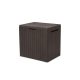 Cutie de depozitare pentru gradina din plastic City, 113L, maro