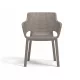 Scaun de gradina din plastic Eva, model cappuccino