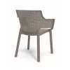 Scaun de gradina din plastic Eva, model cappuccino