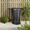 Rezervor de apa de ploaie din plastic Indigo Water Butt 220L cu furtun de grafit