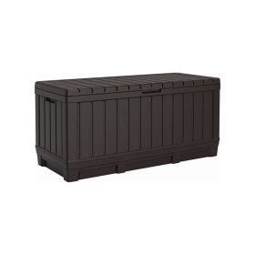 Cutie de depozitare pentru gradina din plastic Kentwood, 350 l, maro