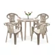Set mobilier de gradina Malisa 4-1 cappuccino