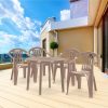 Set mobilier de gradina Malisa 4-1 cappuccino