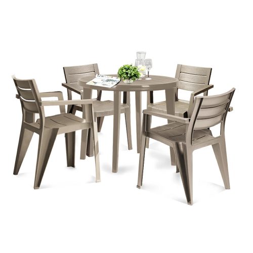 Set mobilier de gradina Julisa 4-1 cappuccino
