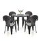 Set mobilier de gradina Lisbon 4-1, grafit
