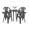 Set mobilier de gradina Malisa 4-1, grafit