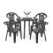 Set mobilier de gradina Malisa 4-1, grafit