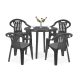 Set mobilier de gradina Malisa 4-1, grafit