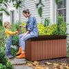 Cutie de depozitare pentru gradina Darwin 570L maro