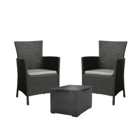 Set mobilier de gradina Iowa Balcon cu masa Vigo grafit