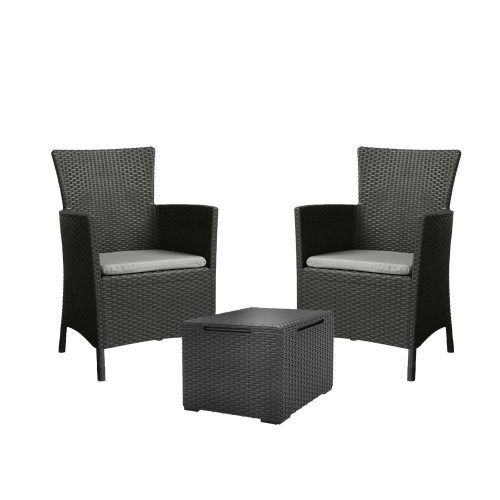 Set mobilier de gradina Iowa Balcon cu masa Vigo grafit