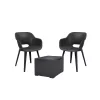 Set mobilier de gradina Akola Balcon cu masa Vigo grafit