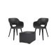 Set mobilier de gradina Akola Balcon cu masa Vigo grafit
