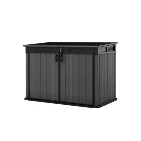 Lada de gradina din plastic Cortina Mega gri