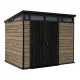 Casuta de gradina Signature PENT 9X7 din plastic, lemn de frasin