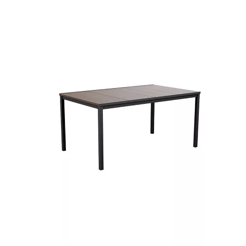 Masa de gradina Porto 160 din plastic, nuc