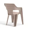 Scaun de grădină din plastic Bilbao iowback cu brațe