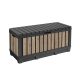 Decocoat kentwood container de gradina din plastic 350l