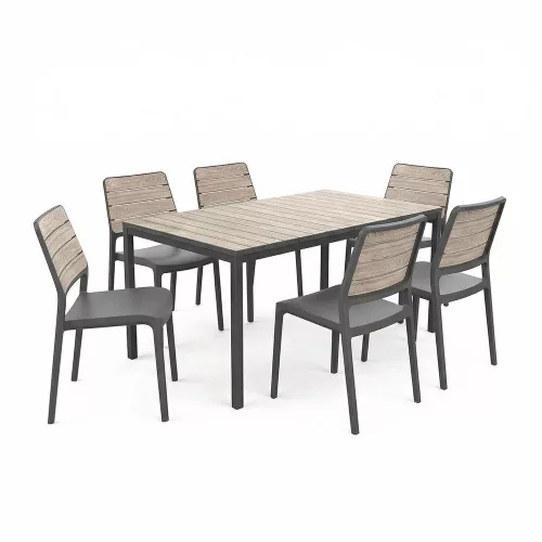 Porto Nova 160 6+1 set de mobilier de grădină