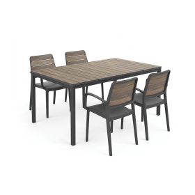 Porto Nova 160 4+1 set de mobilier de grădină cu brațe