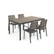 Porto Nova 160 4+1 set de mobilier de grădină cu brațe