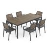 Set de mobilier de grădină Porto Nova 200 cu 6+1 brațe