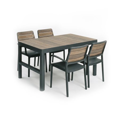 Deco Lyon 4+1 fotolii set de mobilier de grădină