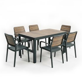 Deco Lyon 6+1 fotolii set de mobilier de grădină