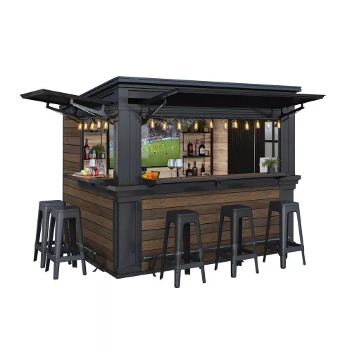 Bar de grădină din plastic deco, casă de grădină