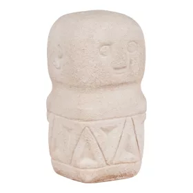 Decor de masă, ciment, bej, 5,5x5,5x10 cm